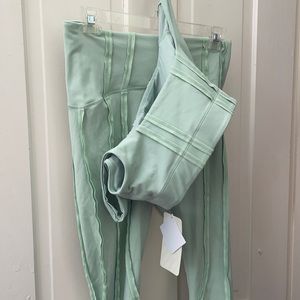 Fabletics NWT seafoam workout set